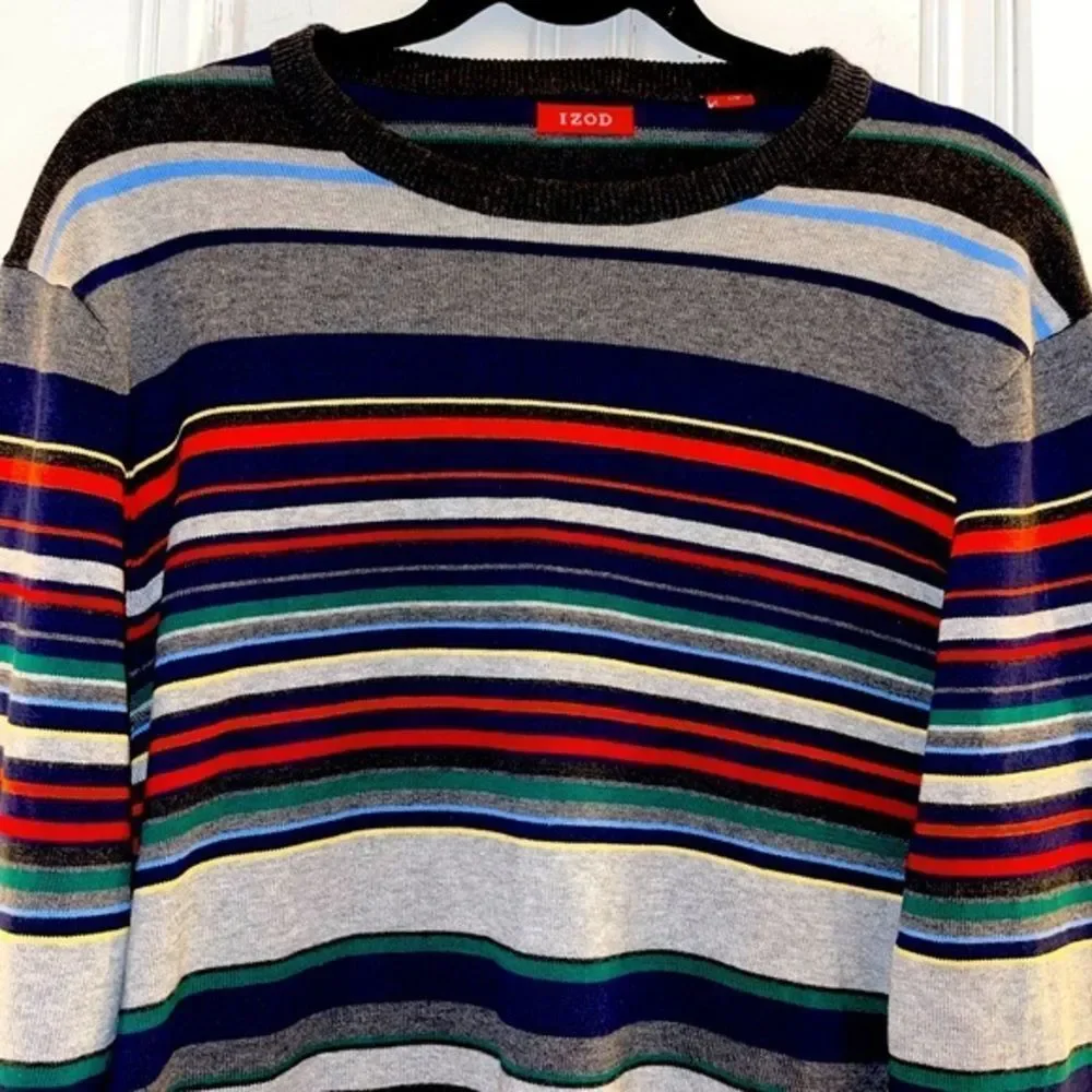 Like New!  Izod Mens V‎ Neck Sweater Size L